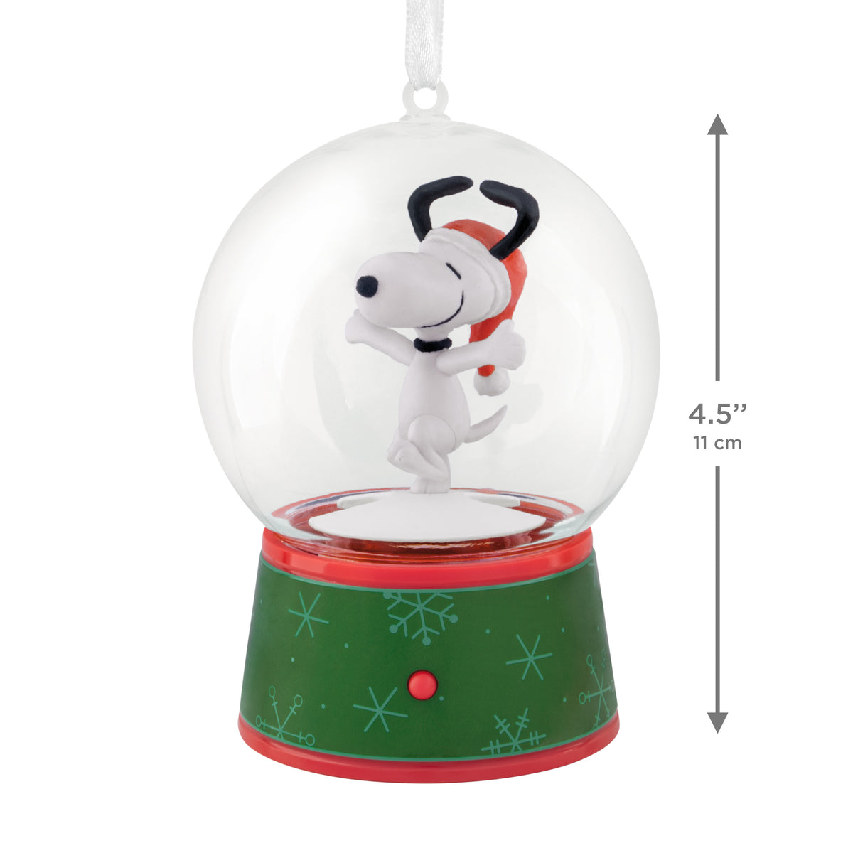 Hallmark Peanuts Snow Globe Ornament