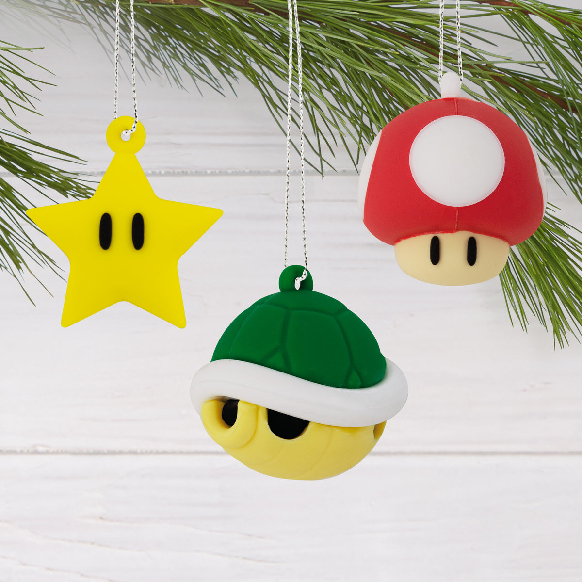 Hallmark Mario Mini PVC Ornament Set