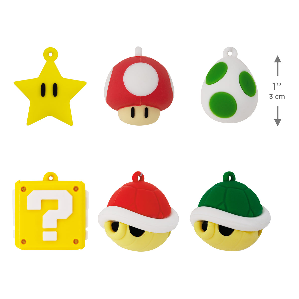 Hallmark Mario Mini PVC Ornament Set
