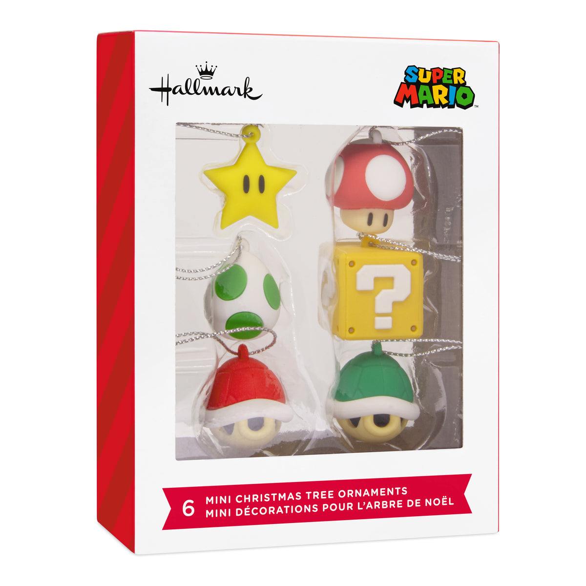 Hallmark Mario Mini PVC Ornament Set