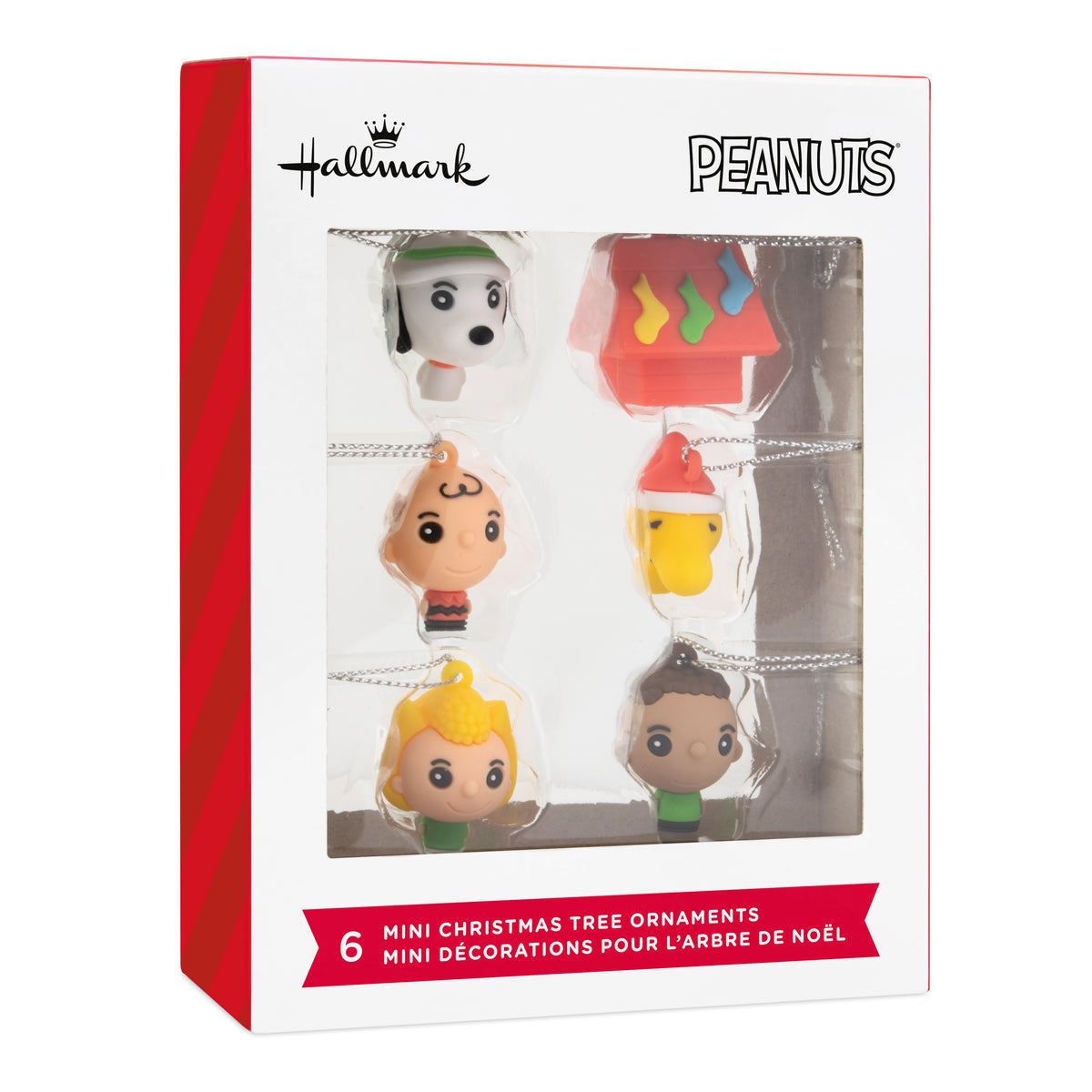 Hallmark Peanuts Mini PVC Ornament Set