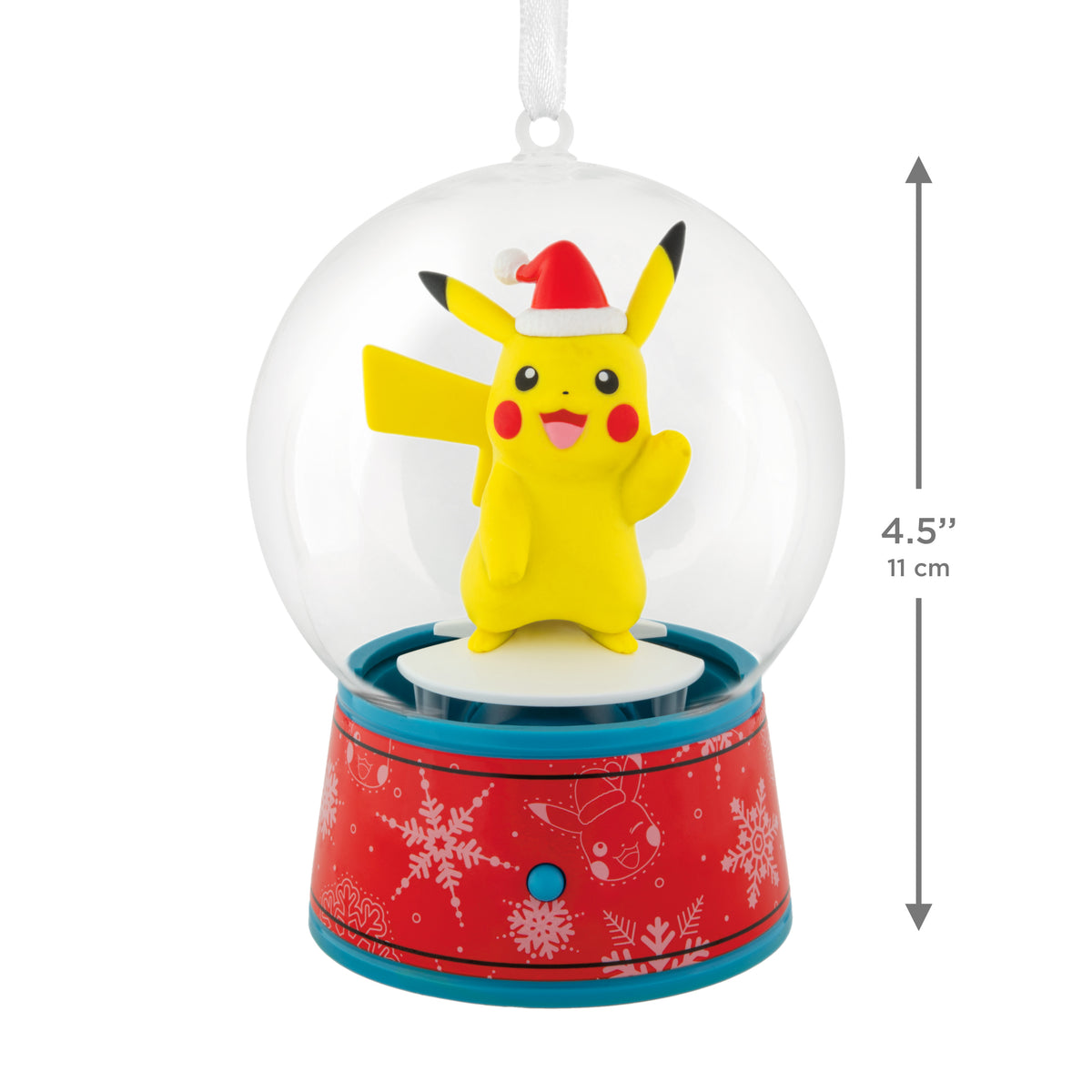 Hallmark Pikachu Snow Globe Ornament