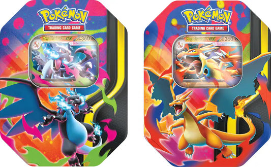 Pokémon - Mega Charizard Tin - (Styles May Vary)