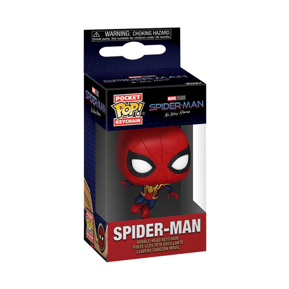 Funko Pop! Keychain: Spider-Man No Way Home - Leaping Spider-Man
