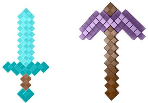 Minecraft: Roleplay Diamond Sword and Enchanted Pickaxe Assortment (styles may vary)