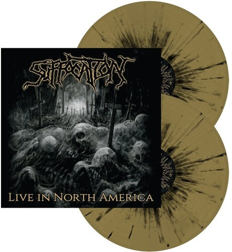 Suffocation - Live In North America (IEX) (Gold & Black Splatter