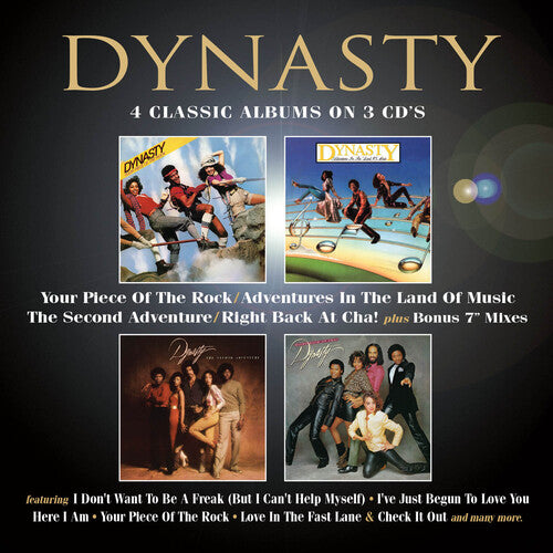 Dynasty - Your Piece Of The Rock / Adventures In The Land Of Music / The Second Adventure / Right Back At Cha: 4 Albums On 3CDs