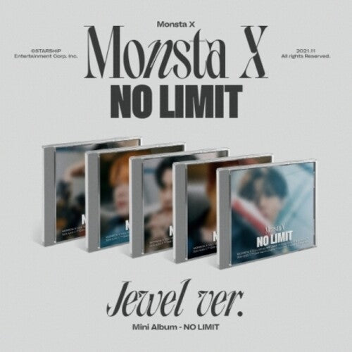 Monsta X - No Limit (Jewel Case Version) (incl. 12pg Photobook, Photocard, Photo Ornament + Folded Poster)