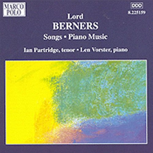 Berners/ Partridge/ Vorster - Songs-Piano Music