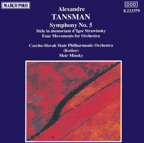 Tansman/ Minsky/ Cssr Po - Sym 5/Four Movt for Orch/Stele