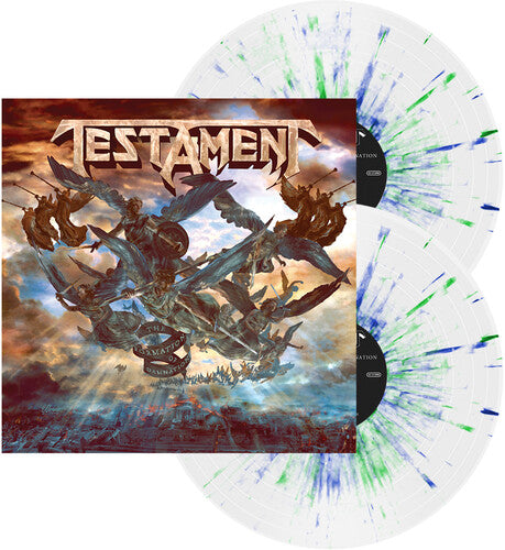 Testament - The Formation of Damnation (White w/ Blue & Green Splatter)