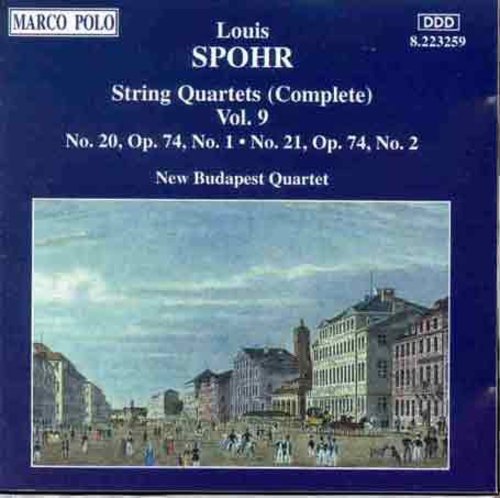 Spohr/ New Budapest Quartet - Vol. 9-STR Quartets