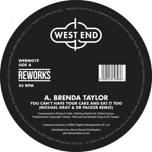 Brenda Taylor - You Can't Have Your Cake & Eat It Too (Michael Gray & Dr Packer Remix)