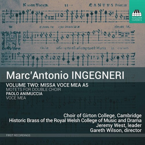 Ingegneri/ Cambridge Choir of Girton College - Missa Voce Mea A5 2