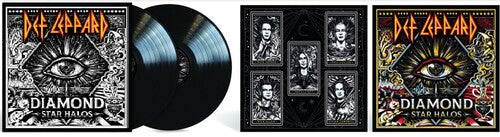 Def Leppard - Diamond Star Halos (Metallic Lithograph)