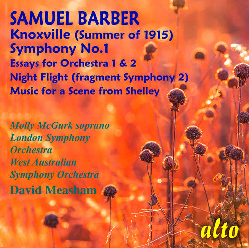 Molly McGurk - Samuel Barber: Symphony No. 1/ Essays Nos. 1 & 2 / Night Flight