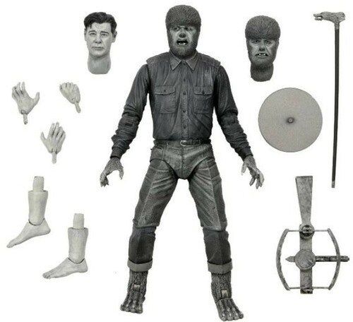 NECA - Universal Monsters Ultimate Wolf Man Black & White 7 Action Figure