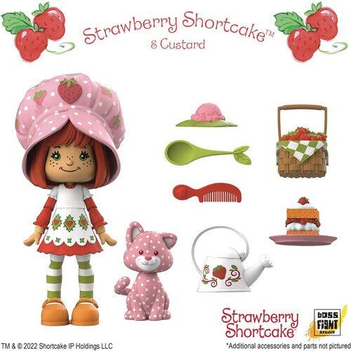 Boss Fight Studio - Strawberry Shortcake - Strawberry Shortcake & Custard Action Figure