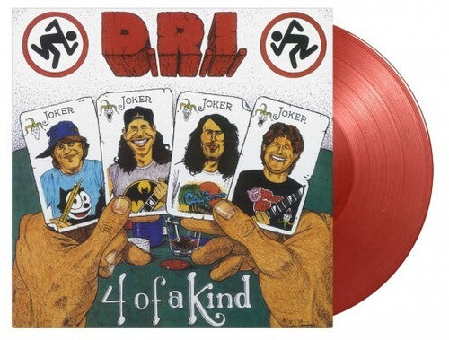 D.r.i. - 4 Of A Kind - Limited 180-Gram Red & Black Marble Colored Vinyl