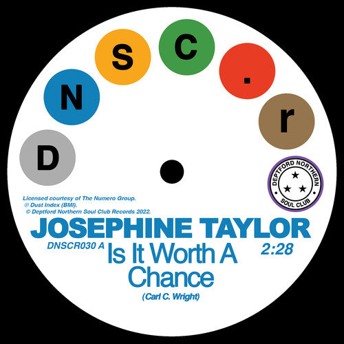 Josephine Taylor - Is It Worth A Chance/Satisfied