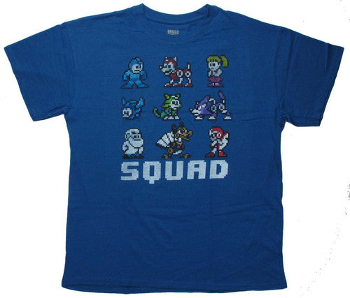 Megaman Pixel Squad T-Shirt