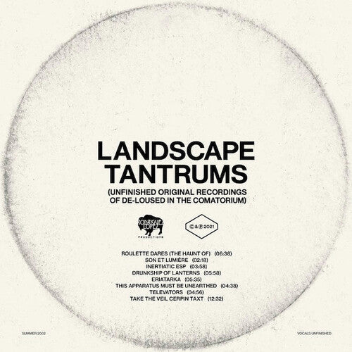 Mars Volta - Landscape Tantrums: Unfinished Original Recordings Of De-Loused In The Comatorium - Clear Vinyl