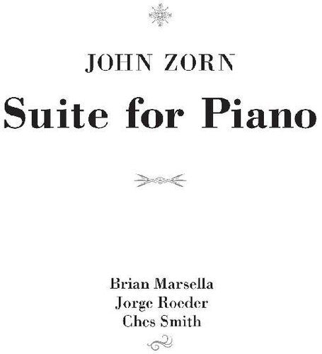 John Zorn - Suite For Piano