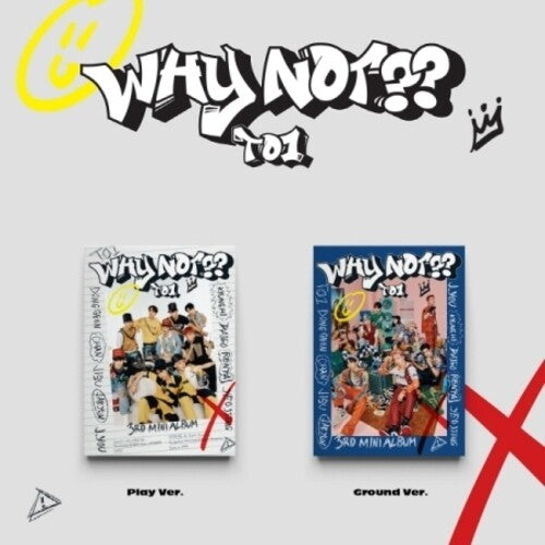 To1 - Why Not?? - incl. 80pg Photo Book, Envelope, TO1 Logo Sticker Set, TO1 Face Sticker Set, Unit Pop-Up Card, Message Card, Lenticular Photo Card, Photo Drop + Selfie Photo Card
