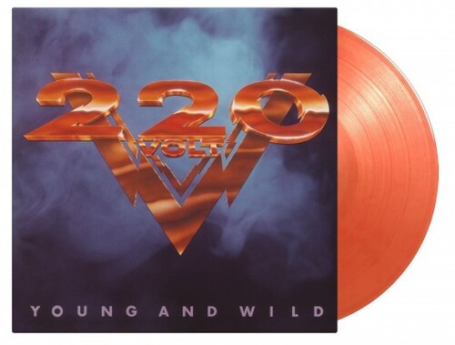 220 Volt - Young & Wild - Limited 180-Gram Crystal Clear, Gold & Red Marble Colored Vinyl