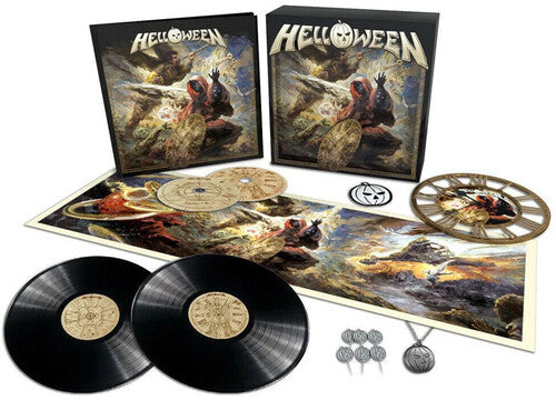 Helloween - Helloween - Limited Boxset includes 2LP's on Black Vinyl, 2CD's, Unique Helloween Clock, Album Cover Print, Six Pins, A Chain, A Patch & Certificate