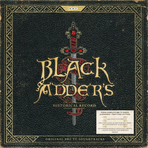 Blackadder - Blackadder's Historical Record: 40th Anniversary - Limited Boxset Includes Signed Tony Robinson Print & 12LP's on Gold Colored 140-Gram Vinyl