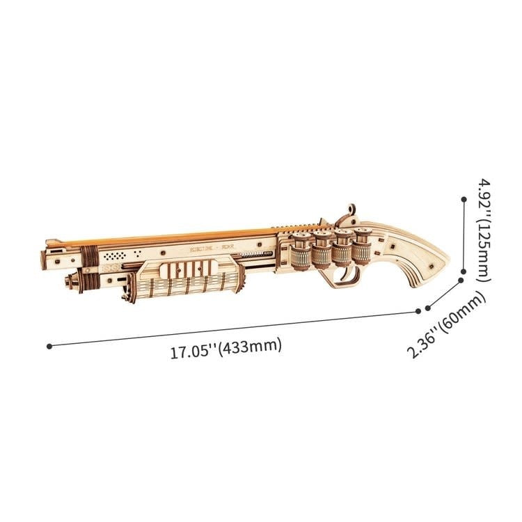 Terminator M870 Rubber Band Gun 3d Kit