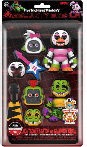 Funko Five Nights at Freddy's Security Breach Snap! Glamrock Chica & Gator Vinyl Figure 2-Pack