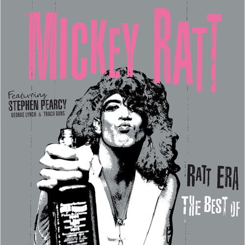 Mickey Ratt - The Best Of - Pink/black Splatter