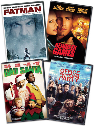 Fatman / Reindeer Games / Bad Santa / Office Party (Holiday 4-pack Bundle)