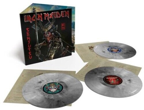 Iron Maiden - Senjutsu - Silver & Black Marble Colored Vinyl