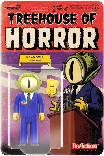 Super7 - The Simpsons - ReAction W4 - Treehouse of Horror - Alien President