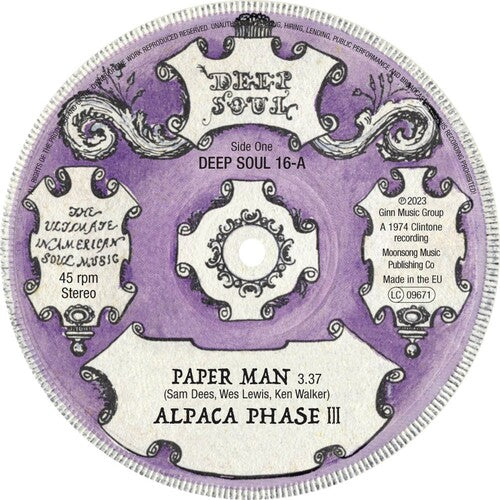 Alpaca Phase III/ Sam Dees - Paper Man / False Alarms