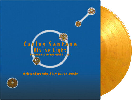 Carlos Santana - Divine Light: Reconstruction & Mix Translation By Bill Laswell - Limited Gatefold 180-Gram Yellow, Red & Black Marble Colored Vinyl