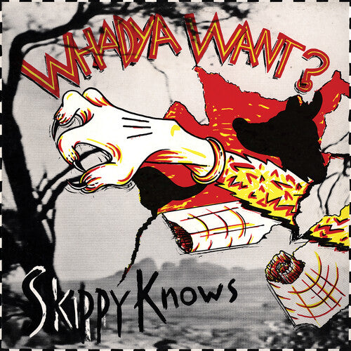 Whadya Want - Skippy Knows - White In Red