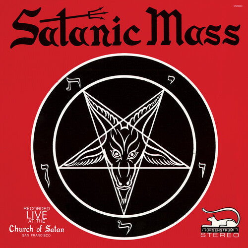 Anton Lavey - Satanic Mass - RED/BLACK SPLATTER