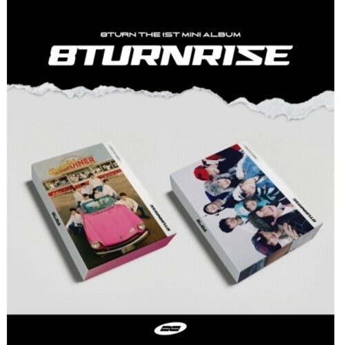 8Turn - 8Turnrise - Random Cover - incl. 84pg Booklet, 64pf Selfie Book, 2 Photocards, Sticker, Mini-Poster, 8 Film Photos, ID Picture + Lyric Paper