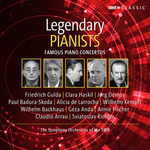 Bartok/ Beethoven/ Brahms - Legendary Pianists - Famous Piano Concertos