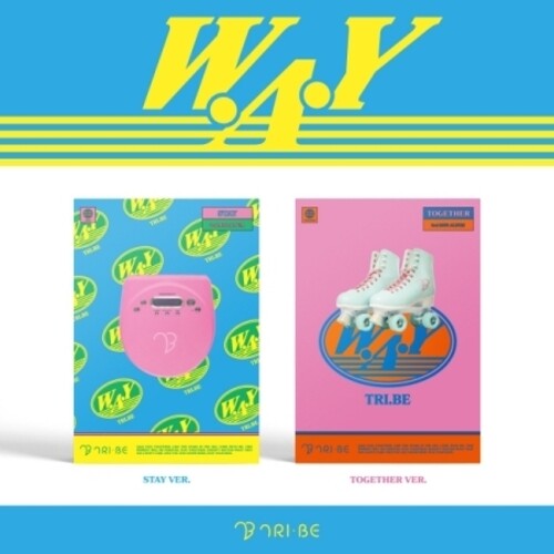 Tri.Be - W.A.Y - Random Cover - 92pg Photobook, 8pg Bonus Book, Tag, 2 x Film Photo, 2 x Photo Cards + Folded Poster