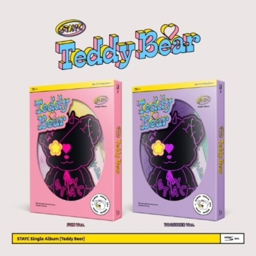 Stayc - Teddy Bear - Random Cover - incl. Fragrance Card, Photobook, Envelope, Bear DIY Tazos + Photocard