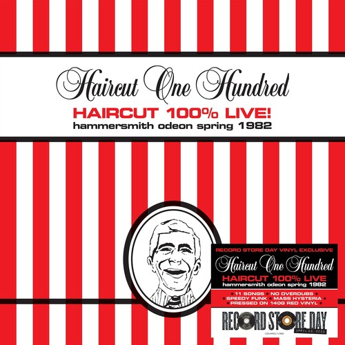 Haircut 100 - Haircut 100% Live (Hammersmith Odeon 1982) - Limited 140-Gram Red Colored Vinyl