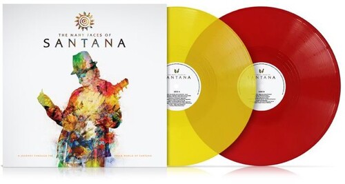 Many Faces of Santana/ Various - Many Faces Of Santana / Various - Gatefold Yellow & Red Transparent Vinyl