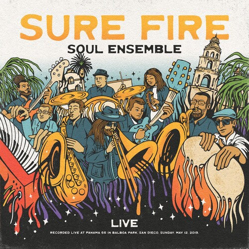Sure Fire Soul Ensemble - Live At Panama 66 - Clear W/orange Swirl