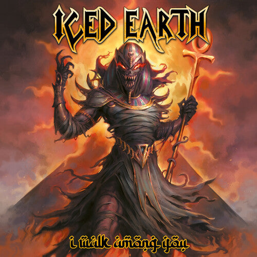 Iced Earth - I Walk Among You - Yellow/red/silver