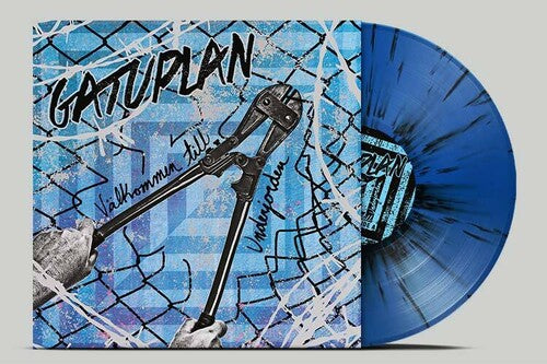 Gatuplan - Valkommen Till Underjorden - Black/blue Splatter